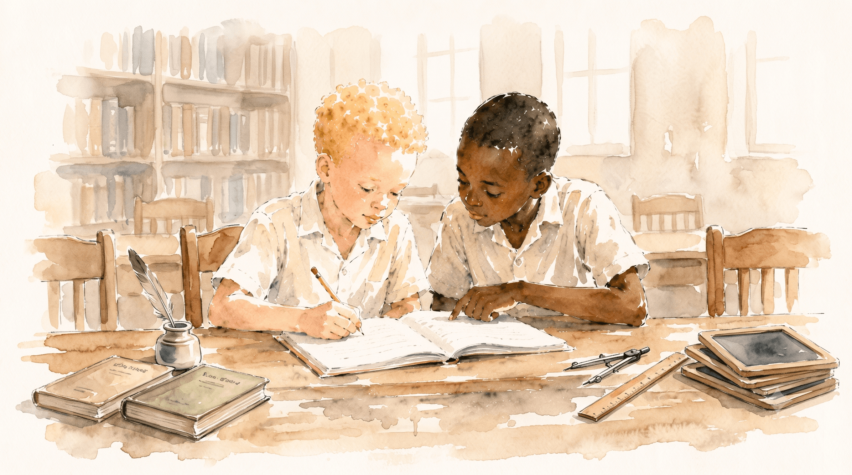 Élèves béninois en classe